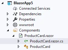 Blazor App: C# Code in Code-Behind File