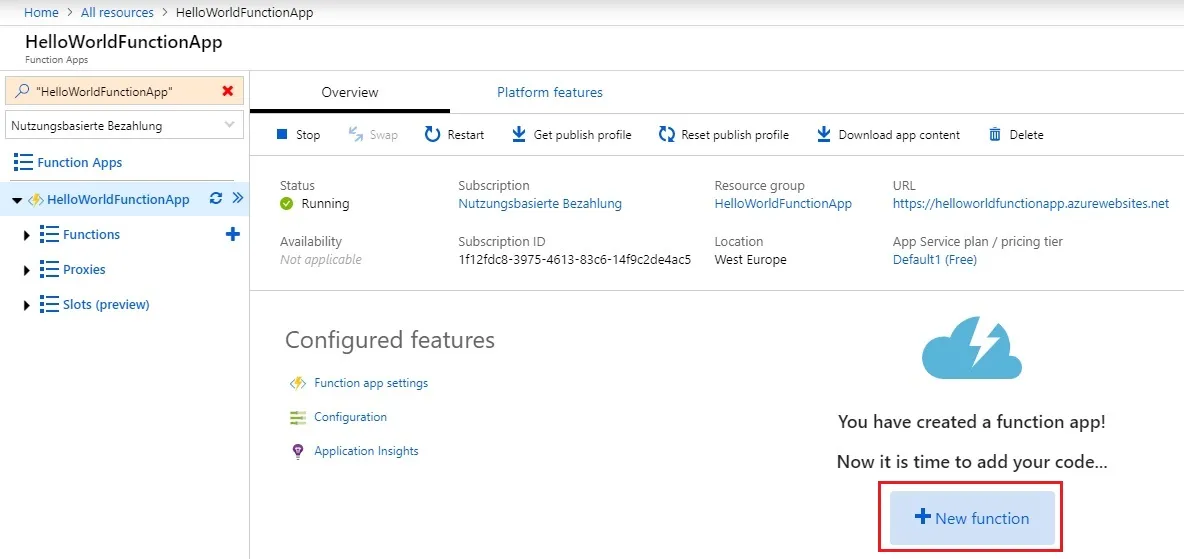 Azure Function App Overview