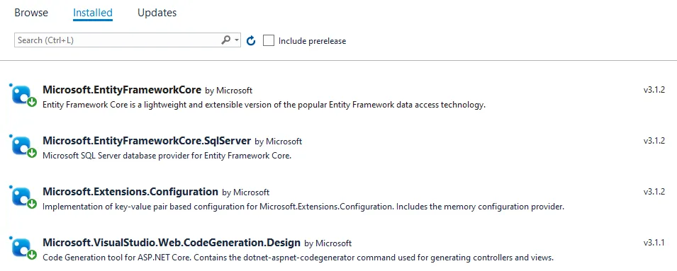 Updated NuGet Packages