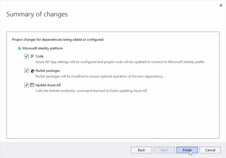Summary of Changes